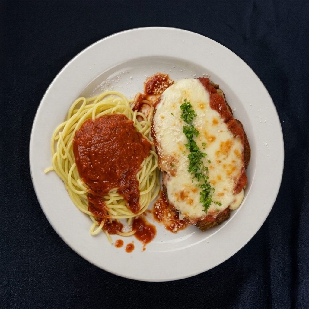 Eggplant Parmesan.