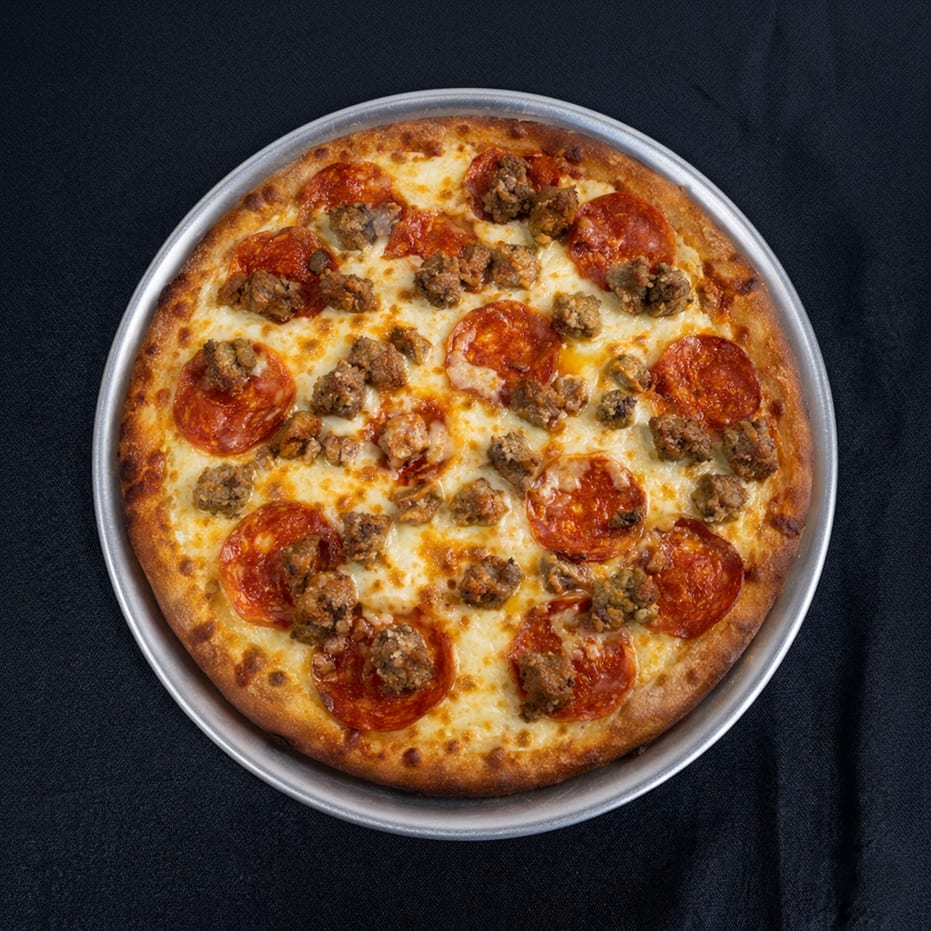 Two 14" Pizzas 2 Toppings.