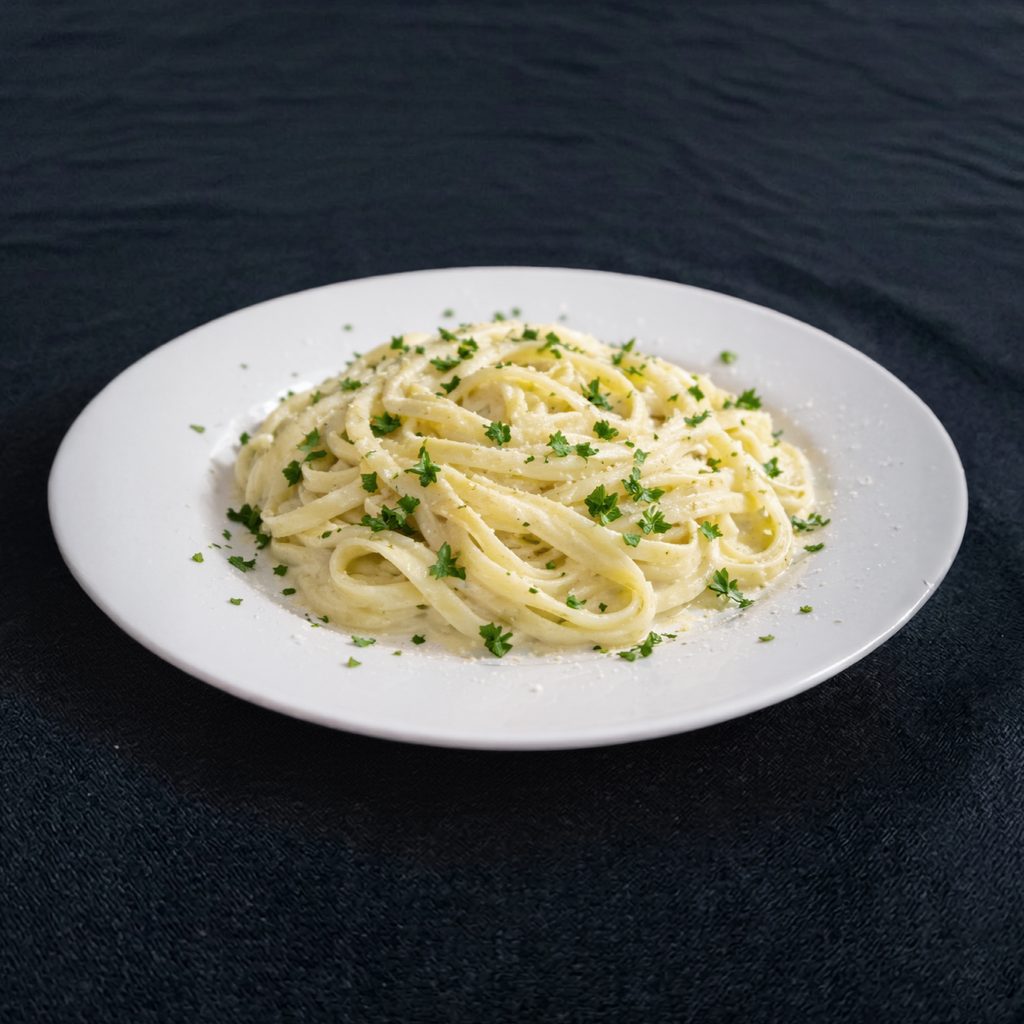 Fettuccine Alfredo.